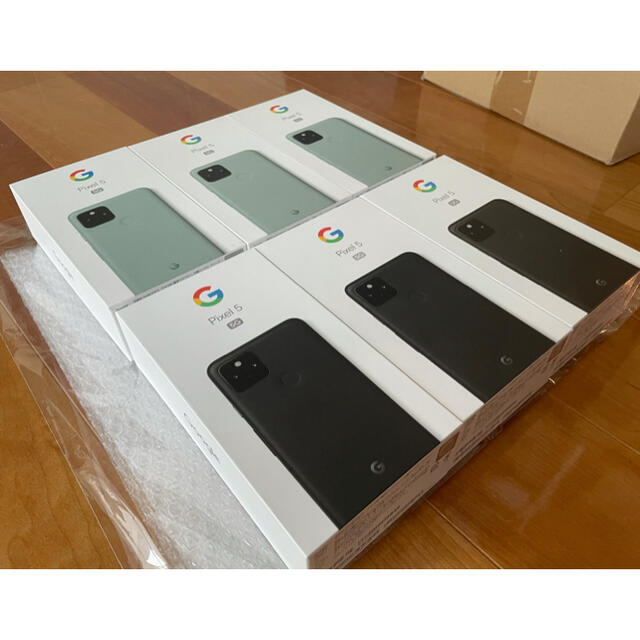 Google pixel 5 128GB SIMロック解除済み 6台セット