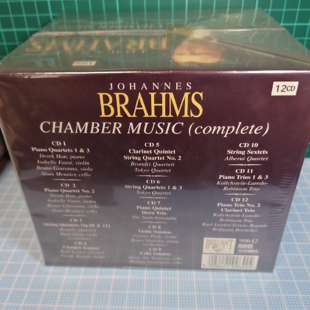 【新品】BRAHMS  CHAMBER  MUSIC  12CDS エンタメ/ホビーのCD(クラシック)の商品写真