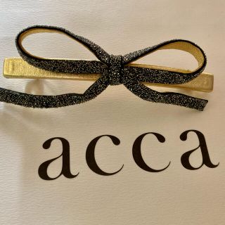 acca - アッカ バレッタ スワロフスキー 黒 ブラック フランス製 216059AOの通販 by ベクトル ラクマ店｜アッカならラクマ