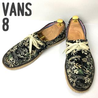 ヴァンズ(VANS)のVANS ヴァンズ　スリッポンスニーカー　エスパドリーユ　SARF ハワイアン柄(スリッポン/モカシン)