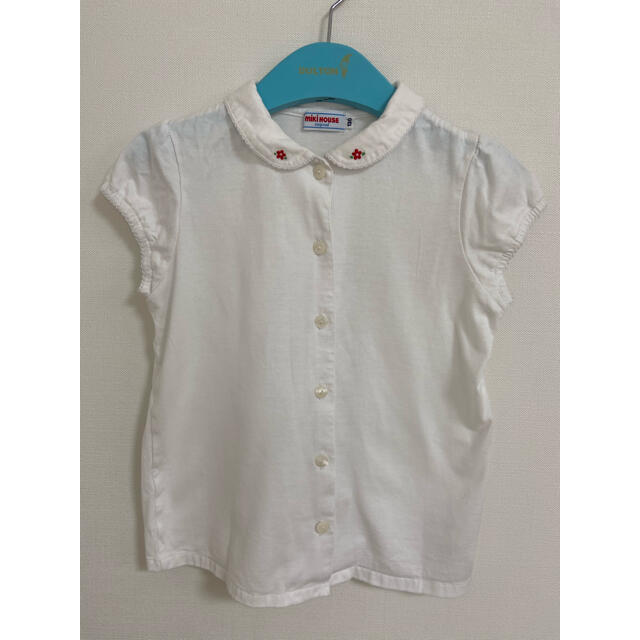 mikihouse(ミキハウス)の10/ミキハウス　ブラウス　130 キッズ/ベビー/マタニティのキッズ服女の子用(90cm~)(Tシャツ/カットソー)の商品写真