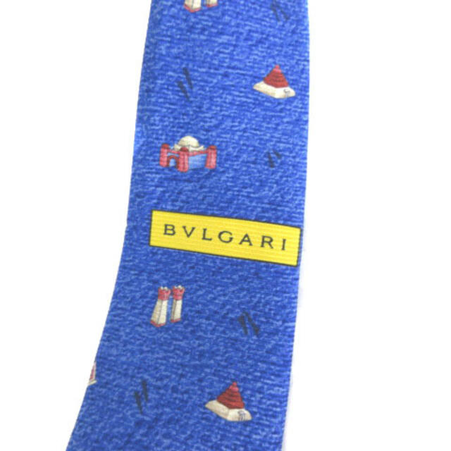 BVLGARI(ブルガリ)のブルガリ BVLGARI ネクタイ シルク ブルー メンズのファッション小物(ネクタイ)の商品写真