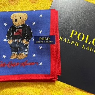 ポロラルフローレン(POLO RALPH LAUREN)のポロラルフローレン　ハンカチ　ベアn(ハンカチ)