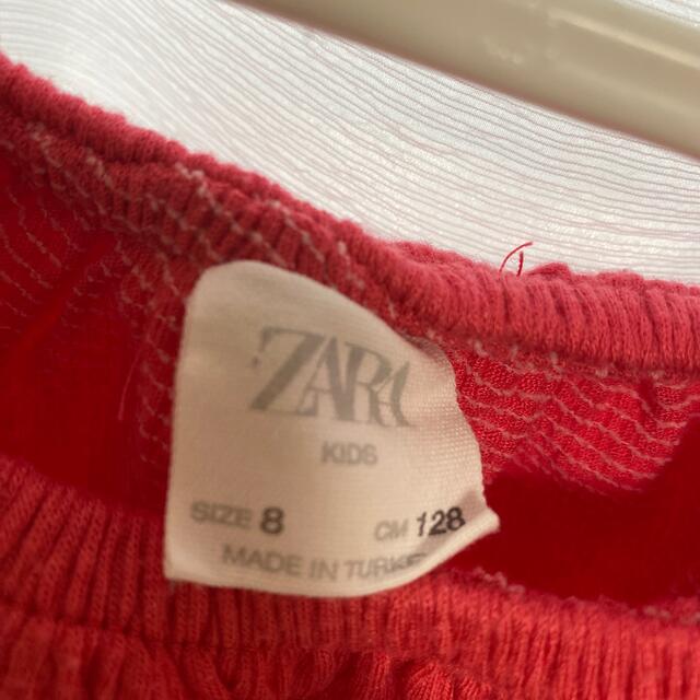 ZARA KIDS(ザラキッズ)のZARA 128cm サイズ8 トップス キッズ/ベビー/マタニティのキッズ服女の子用(90cm~)(Tシャツ/カットソー)の商品写真