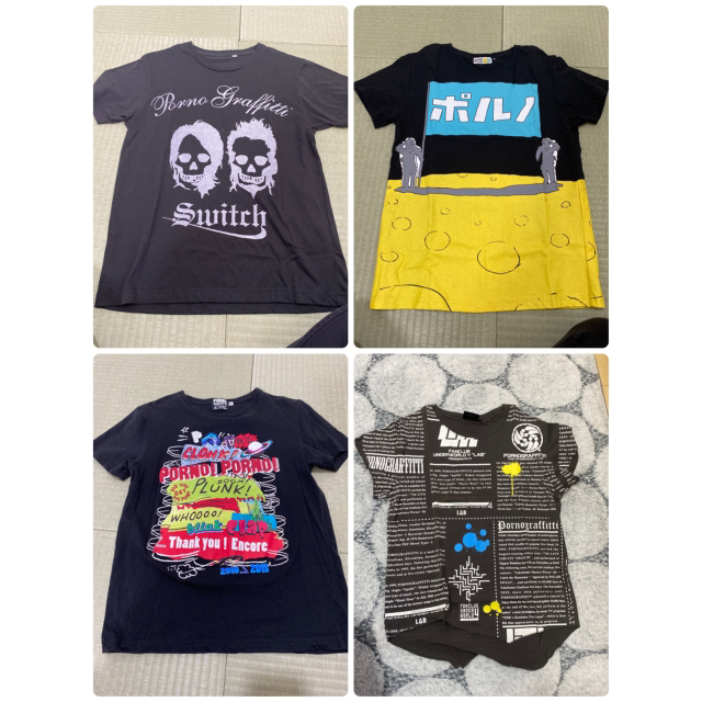 ポルノグラフィティ(ポルノグラフィティ)のポルノグラフィティ　Tシャツ＋バンダナ エンタメ/ホビーのタレントグッズ(ミュージシャン)の商品写真