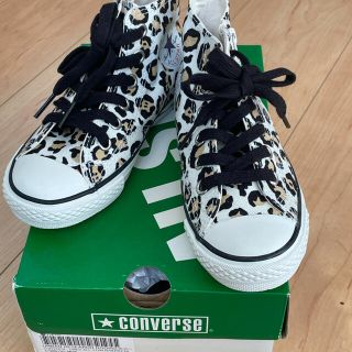 コンバース(CONVERSE)の値下げ　新品　converse レオパードハイカットスニーカー(スニーカー)