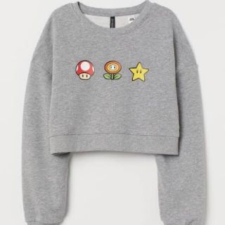 エイチアンドエム(H&M)の【新品タグ付】H&M×Super Mario コラボのスウェットトレーナー(トレーナー/スウェット)