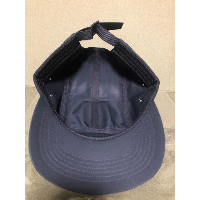 Supreme(シュプリーム)の21ss Supreme Reversed Label Camp Cap 黒 メンズの帽子(キャップ)の商品写真