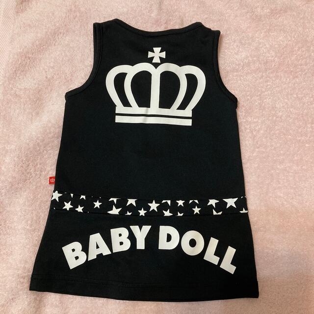 BABYDOLL(ベビードール)のBABY DOLL90センチノースリーブワンピ キッズ/ベビー/マタニティのキッズ服女の子用(90cm~)(ワンピース)の商品写真