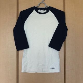 オークリー(Oakley)のOAKLEY レディースTシャツ(アイボリー、紺色)(シャツ/ブラウス(長袖/七分))