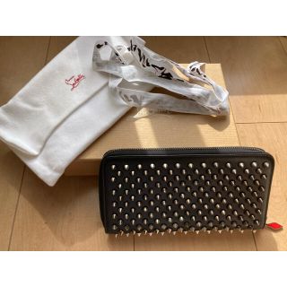 クリスチャンルブタン(Christian Louboutin)のルブタン　長財布　黒×シルバー(長財布)