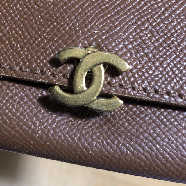 CHANEL - シャネル 茶色 長財布 CHANEL ブラウン ヴィンテージの通販