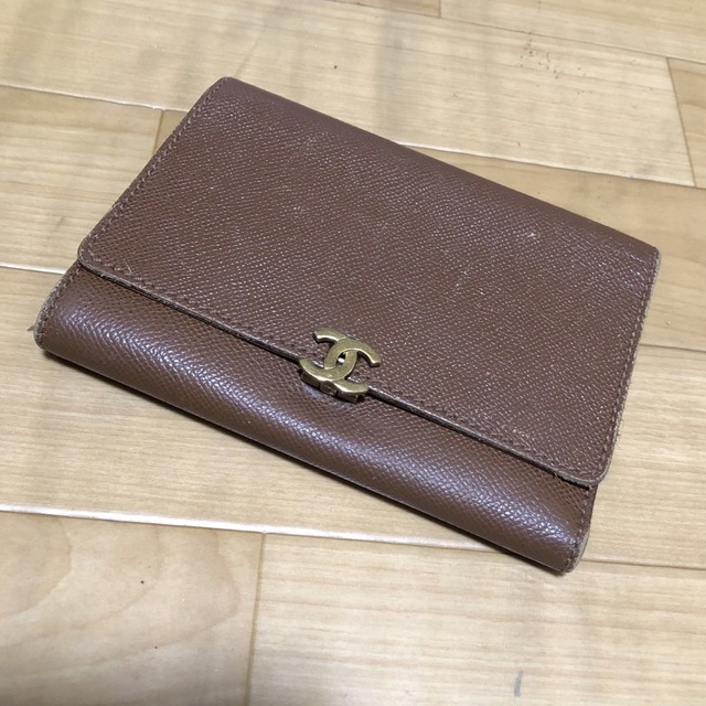 CHANEL - シャネル 茶色 長財布 CHANEL ブラウン ヴィンテージの CHANEL - シャネル 茶色 長財布 CHANEL ブラウン ヴィンテージの