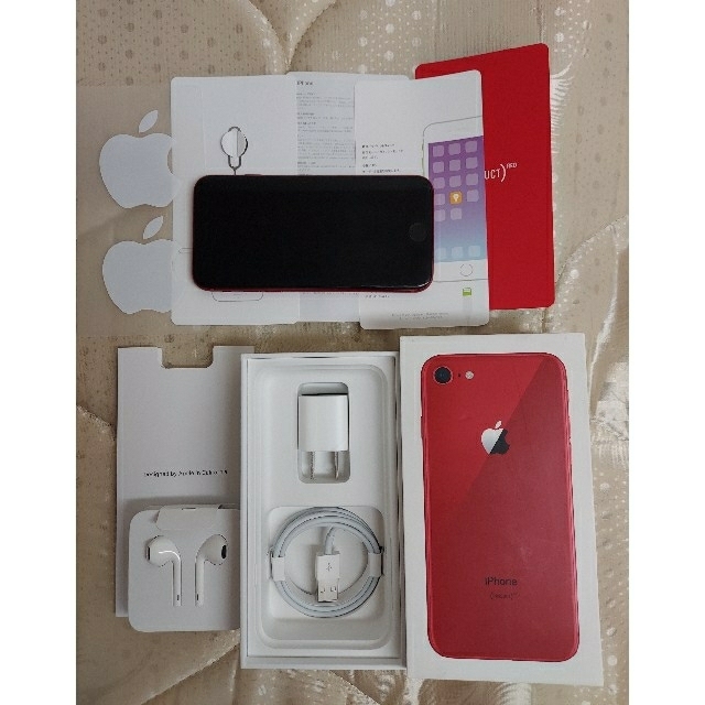 アクティベーションロック解除iPhone8 64GB SIMフリー レッド PRODUCT RED