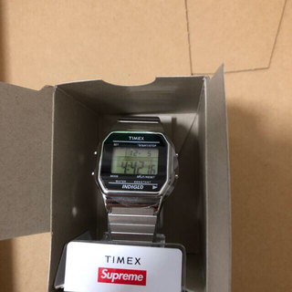 本日限定　Supreme/Timex Digital Watch Silver(腕時計(デジタル))