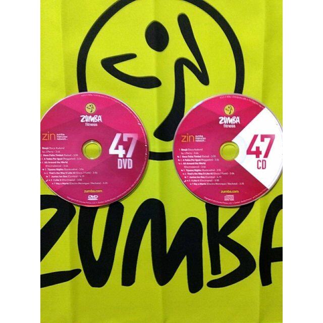 Zumba(ズンバ)のZUMBA　ズンバ　ZIN47　CD ＆ DVD　インストラクター専用 エンタメ/ホビーのDVD/ブルーレイ(スポーツ/フィットネス)の商品写真