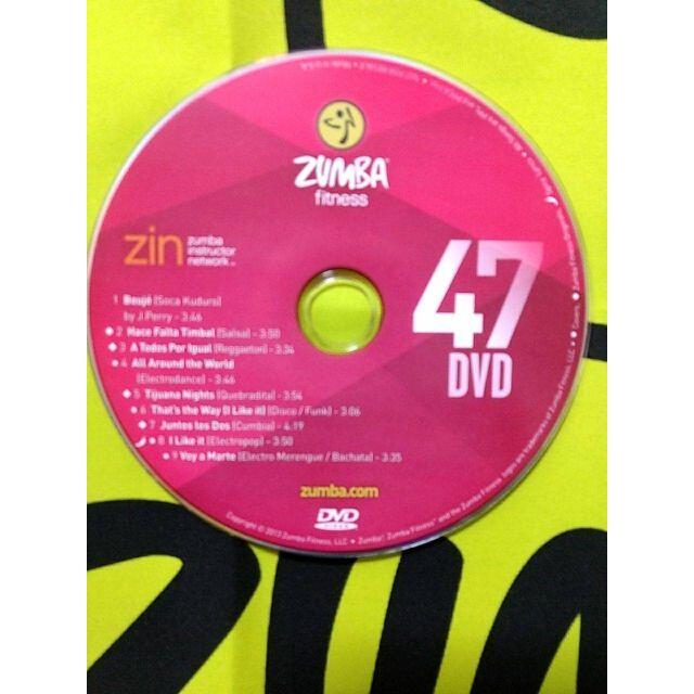 Zumba(ズンバ)のZUMBA　ズンバ　ZIN47　CD ＆ DVD　インストラクター専用 エンタメ/ホビーのDVD/ブルーレイ(スポーツ/フィットネス)の商品写真