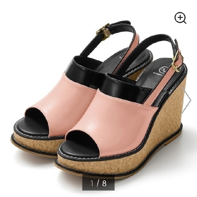 GU(ジーユー)の【新品】ウエッジサンダル  GU×UNDERCOVER  ピンク  XL レディースの靴/シューズ(サンダル)の商品写真