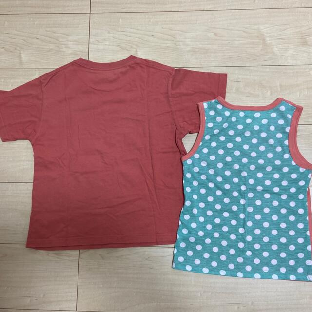 UNIQLO(ユニクロ)のTシャツ　タンクトップ　セット キッズ/ベビー/マタニティのキッズ服女の子用(90cm~)(Tシャツ/カットソー)の商品写真