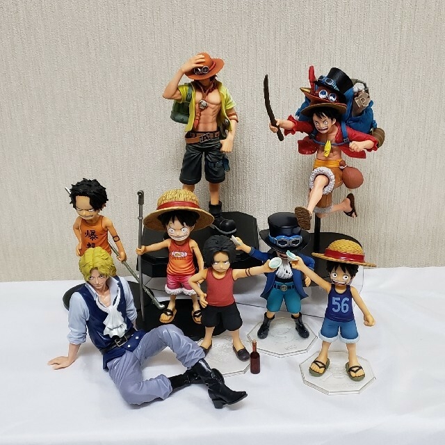 68 ワンピース フィギュア 三兄弟 ルフィ エース サボ POP 一番くじ