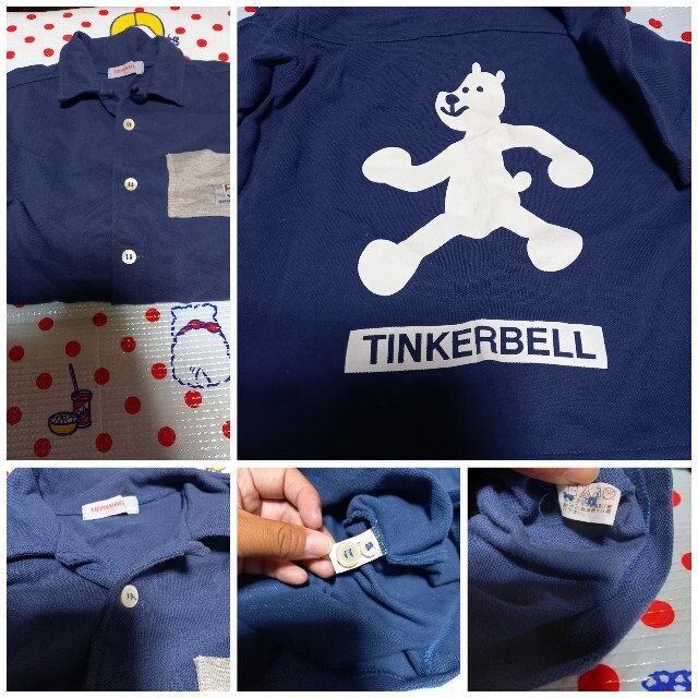 TINKERBELL(ティンカーベル)のTINKERBELL☆サイズ120☆3点セット キッズ/ベビー/マタニティのキッズ服男の子用(90cm~)(Tシャツ/カットソー)の商品写真