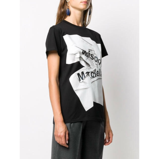 Maison Martin Margiela(マルタンマルジェラ)のメゾンマルジェラ　Tシャツ　ブラック　S レディースのトップス(Tシャツ(半袖/袖なし))の商品写真