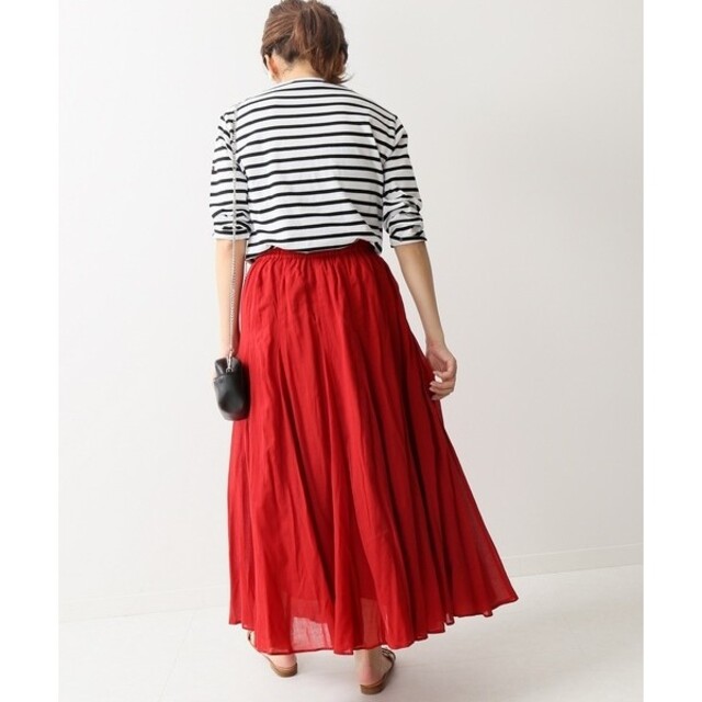 IENA(イエナ)のイエナ コットンボイルギャザーパネルスカート 36 IENA レディースのスカート(ロングスカート)の商品写真