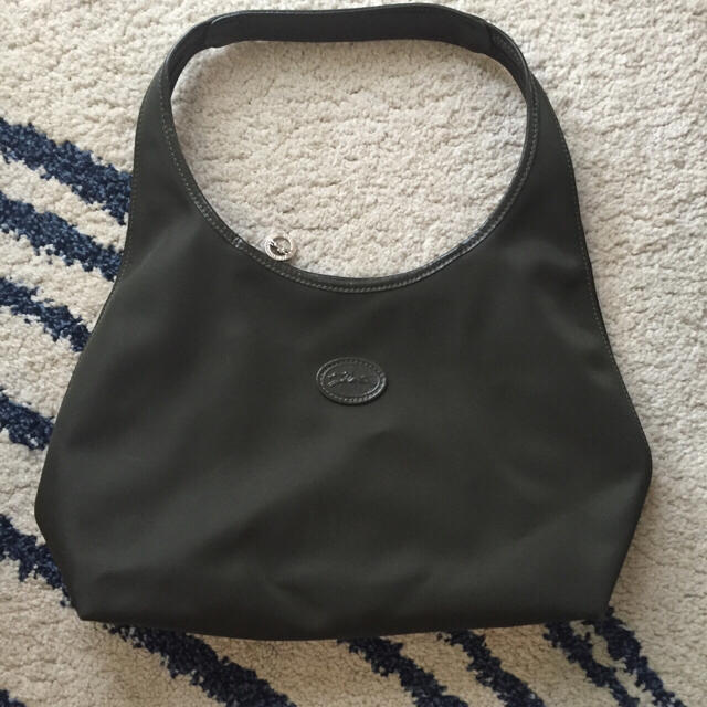 LONGCHAMP - Longchamp ショルダーバッグ カーキ レザー ロンシャンの通販 by なかなか｜ロンシャンならラクマ