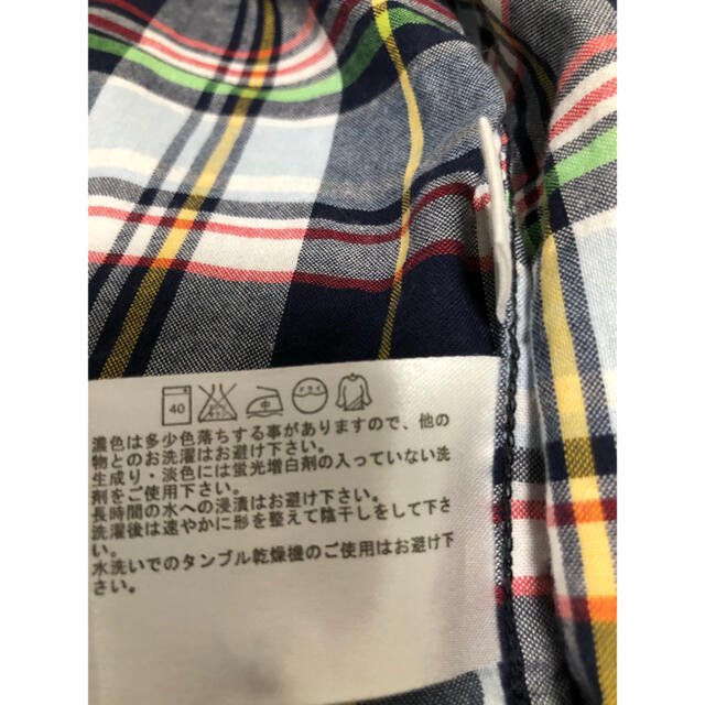 UNIQLO(ユニクロ)の【UNIQLO】ユニクロ　半袖　チェック　シャツ　140cm   キッズ/ベビー/マタニティのキッズ服男の子用(90cm~)(ブラウス)の商品写真