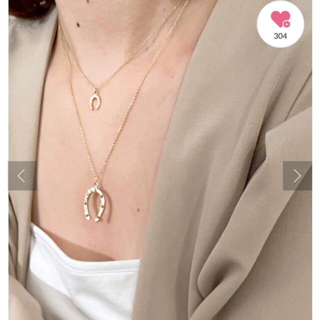 mystic(ミスティック)のEau un bijou hoof necklace レディースのアクセサリー(ネックレス)の商品写真