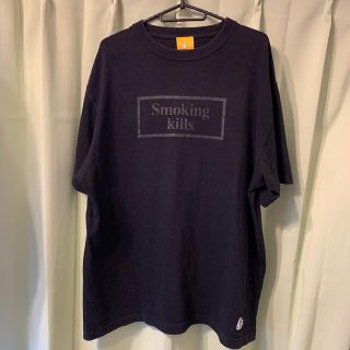 ヴァンキッシュ(VANQUISH)のFR2 Tシャツ XL Smoking kills ブラック(Tシャツ/カットソー(半袖/袖なし))