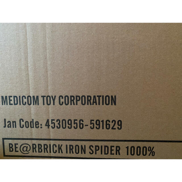 MEDICOM TOY(メディコムトイ)のBE@RBRICK IRON SPIDER 1000％ エンタメ/ホビーのフィギュア(その他)の商品写真