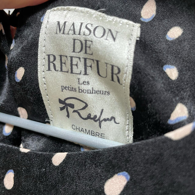 Maison de Reefur(メゾンドリーファー)のMaison de reefur ワンピ　ドット　水玉　ノースリーブ レディースのワンピース(ひざ丈ワンピース)の商品写真
