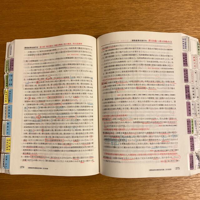 TAC出版(タックシュッパン)の一級建築士　建築基準法　関係法令集　2019年版　日建学院 エンタメ/ホビーの本(資格/検定)の商品写真