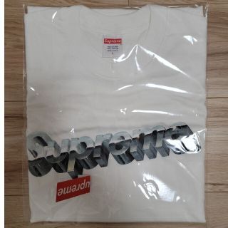 シュプリーム(Supreme)のシュプリーム　Chrome Logo Tee 2020 白(Tシャツ/カットソー(半袖/袖なし))