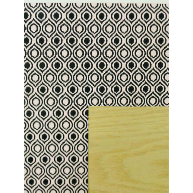 ポーセラーツ白磁用転写紙 ベージュ ブラック  幾何学模様 ハンドメイドの素材/材料(各種パーツ)の商品写真