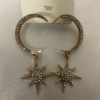 新品★ムーン・スターピアス◆星♡キラキラ◆ゴールド(ピアス)