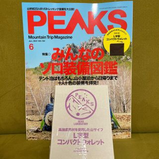 エイシュッパンシャ(エイ出版社)のPEAKS (ピークス) 2021年 06月号…の付録 コンパクトウォレット(趣味/スポーツ)