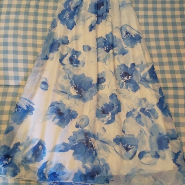 Delyle NOIR(デイライルノアール)のDelyle NOIR フラワーシフォンロングスカート レディースのスカート(ロングスカート)の商品写真
