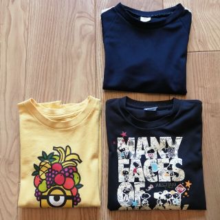 ユニクロ(UNIQLO)の120㎝　Tシャツ3点セット(Tシャツ/カットソー)