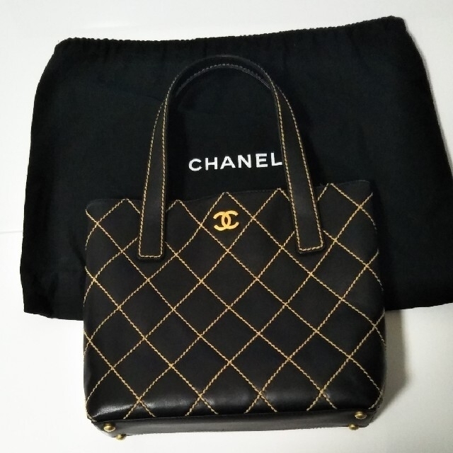 美品✨CHANEL✨シャネル ワイルドステッチ　ハンドバッグ