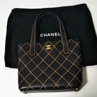 シャネル(CHANEL)のシャネルワイルドステッチ美品🌟ハンドバッグ(ハンドバッグ)