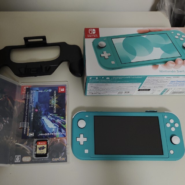 Nintendo Switch Lite ターコイズ モンハンライズ - soundproofcorner.com