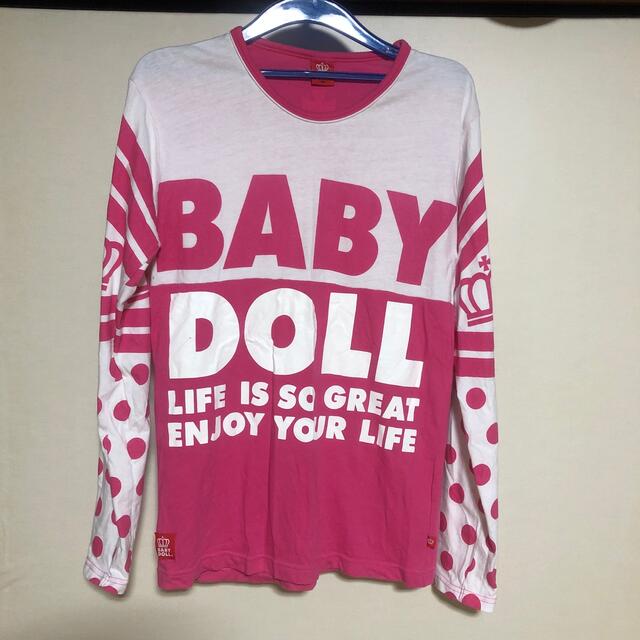 BABYDOLL(ベビードール)のベビードール　長袖Tシャツ レディースのトップス(Tシャツ(長袖/七分))の商品写真