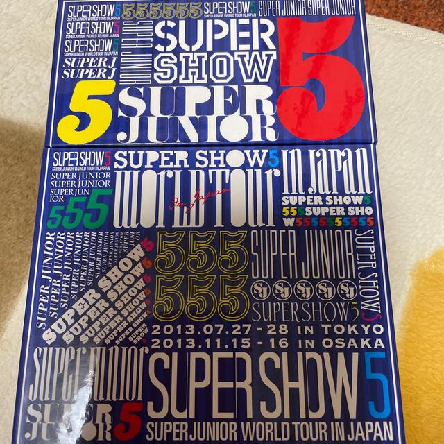 SUPER JUNIOR(スーパージュニア)のSUPER JUNIOR SUPER SHOW5 WORLDTOUR エンタメ/ホビーのDVD/ブルーレイ(ミュージック)の商品写真