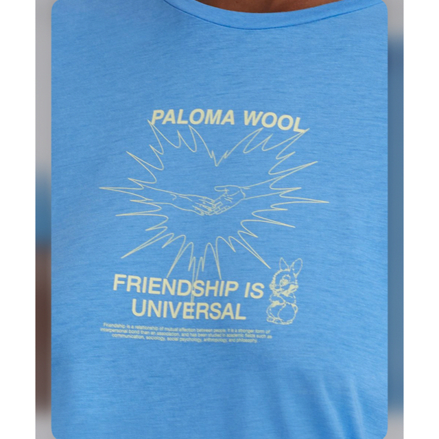 BEAUTY&YOUTH UNITED ARROWS(ビューティアンドユースユナイテッドアローズ)の☆新品・未使用☆ Paloma Wool  Tシャツ　S  完売品 レディースのトップス(Tシャツ(半袖/袖なし))の商品写真