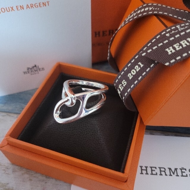 Hermes(エルメス)のシェーヌ・ダンクル・パンク リング レディースのアクセサリー(リング(指輪))の商品写真