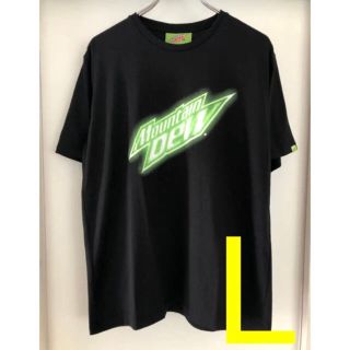 Mountain Dew マウンテンデュー ロゴ Tシャツ L (Tシャツ/カットソー(半袖/袖なし))