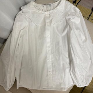 ザラ(ZARA)の新品　Zara ブラウス(シャツ/ブラウス(長袖/七分))