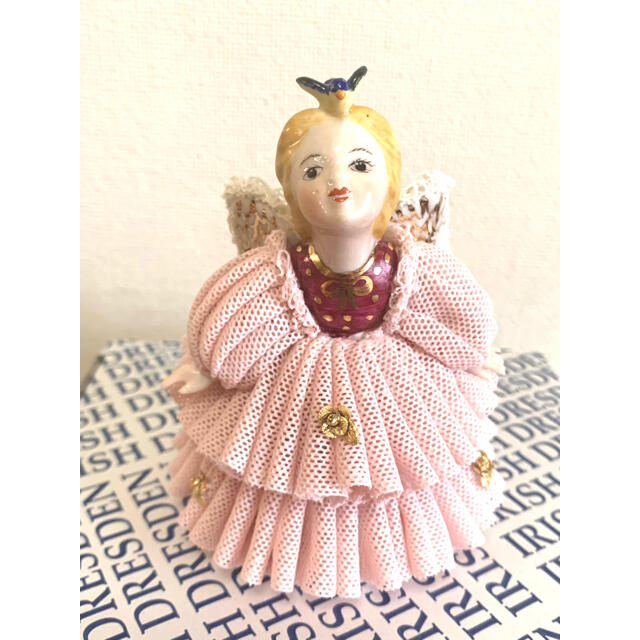 アイリッシュドレスデン リカちゃん 磁器 人形 レースドール ビンテージ-